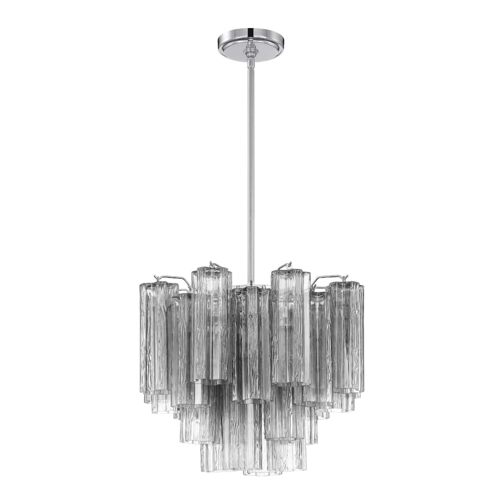 Addis 4 Light Polished Chrome Chandelier - 17.75"W x 13.75"H x 17.75"D