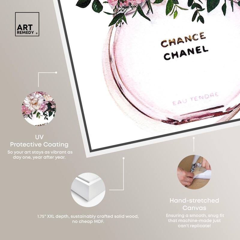 Floral Chance Fragrance Canvas by Art Remedy