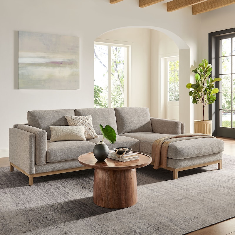 Roscoe Right-Facing Upholstered Sectional Sofa with Chaise