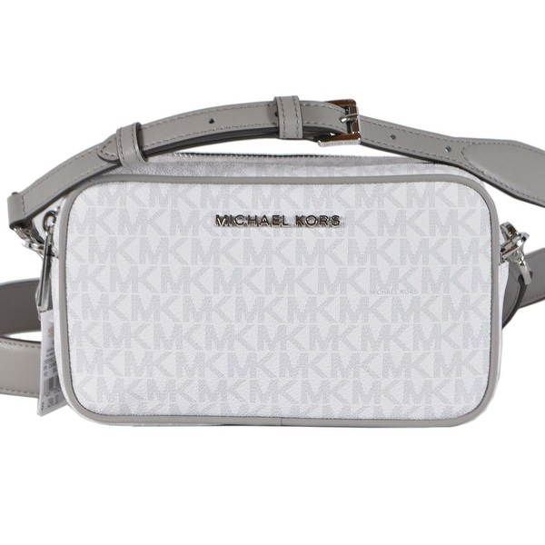 mk white shoulder bag