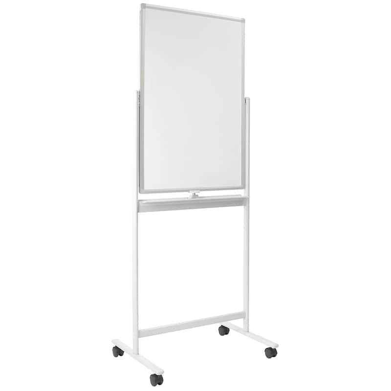 Mount-It! Mobile Dry Erase Whiteboard | 36x24 Inches | Double-Sided Dry Erase Board | Wall Mountable
