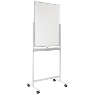 Mount-It! Mobile Dry Erase Whiteboard | 36x24 Inches | Double-Sided Dry Erase Board | Wall Mountable