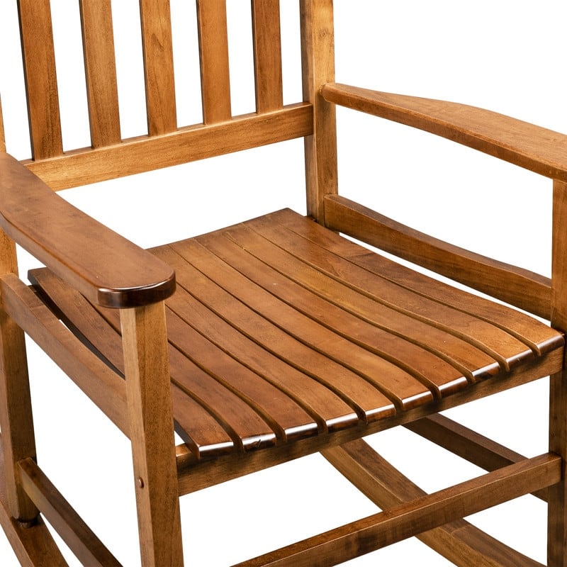 Outdoor Wooden Patio Porch Rocking Chair