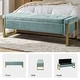 preview thumbnail 18 of 53, Alina Modern Upholstered Flip Top Storage Bench with Metal Legs by HULALA HOME