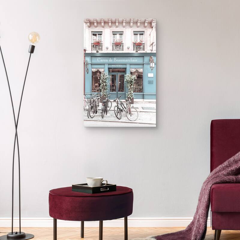 Paris Bikes by Heather Loriece Canvas Art Print