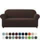 preview thumbnail 88 of 89, Subrtex 1 Piece Sofa Slipcover Stretch Spandex Furniture Protector Chocolate