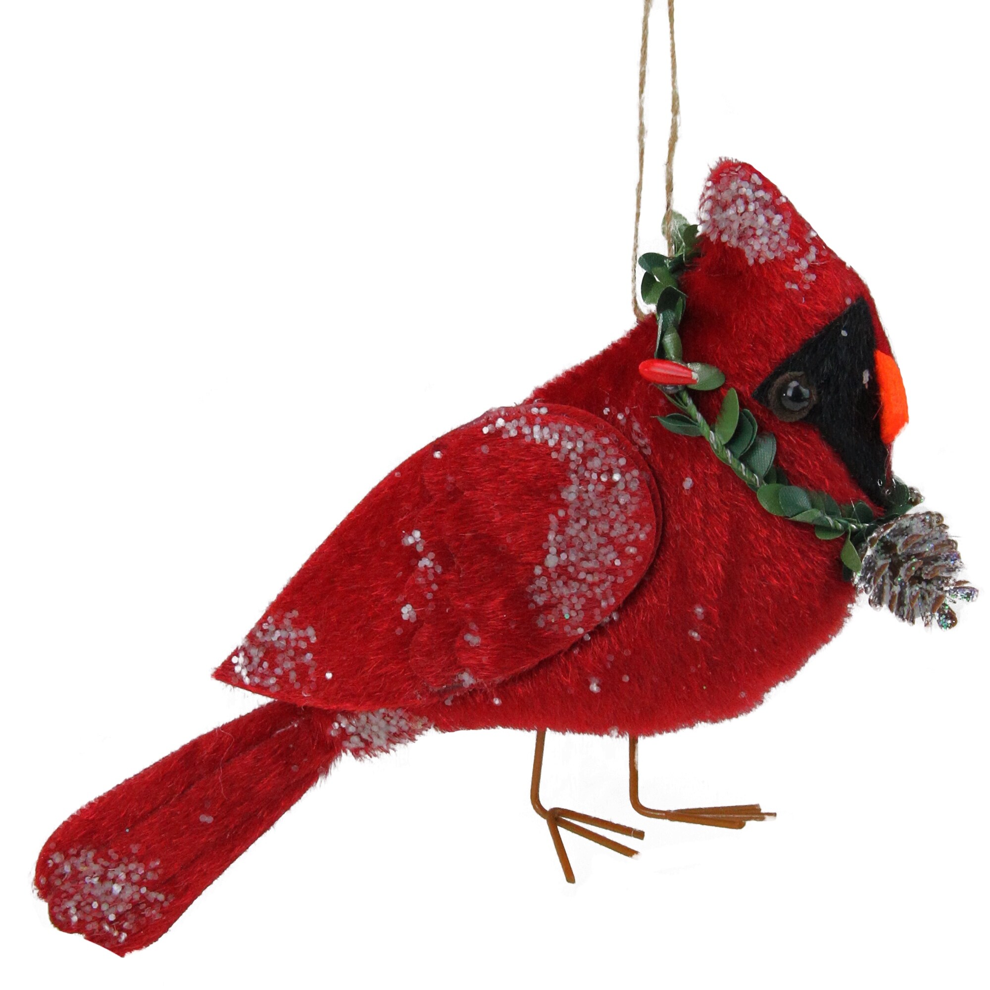 Shop 7 5 Glittered Red Cardinal Bird Hanging Christmas Ornament