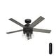 preview thumbnail 16 of 18, Hunter 52" Lochemeade Ceiling Fan with LED Light Kit and Handheld Remote - Modern, Contemporary - Exclusive SureSpeed!