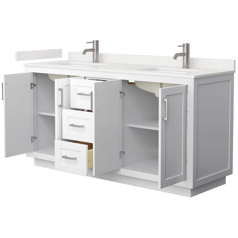 Wyndham Collection WCF292966D-QTZ-UNSMXX Miranda 66" Free Standing