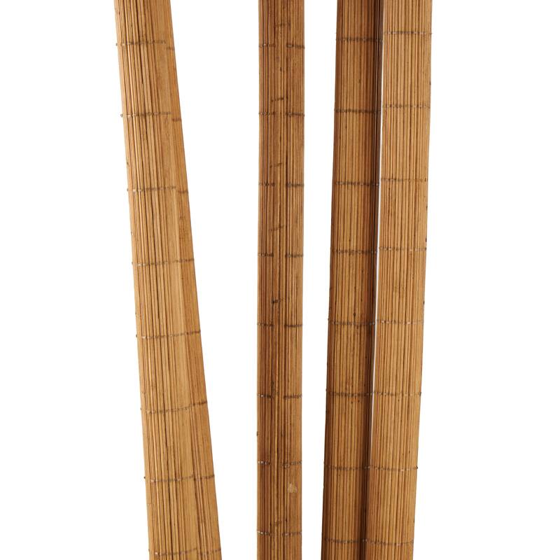 Brown Bamboo Wood Tall Sticks Home Decor Natural Foliage (Set of 5)