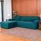 preview thumbnail 62 of 79, Subrtex 2-Piece L Shape Sofa Cover Stretch Sectional Left Chaise Cover