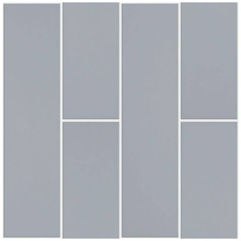 Shaw 413TS Grandeur - 4" x 16" Wall Tile - Sold by Carton (10.76 - Glacier