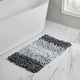 VCNY Home Grey/White Ombre Cotton Paper Shag Bath Rug - Bed Bath ...