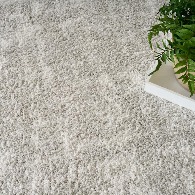 Nourison Modern Shag Indoor only Abstract Area Rug
