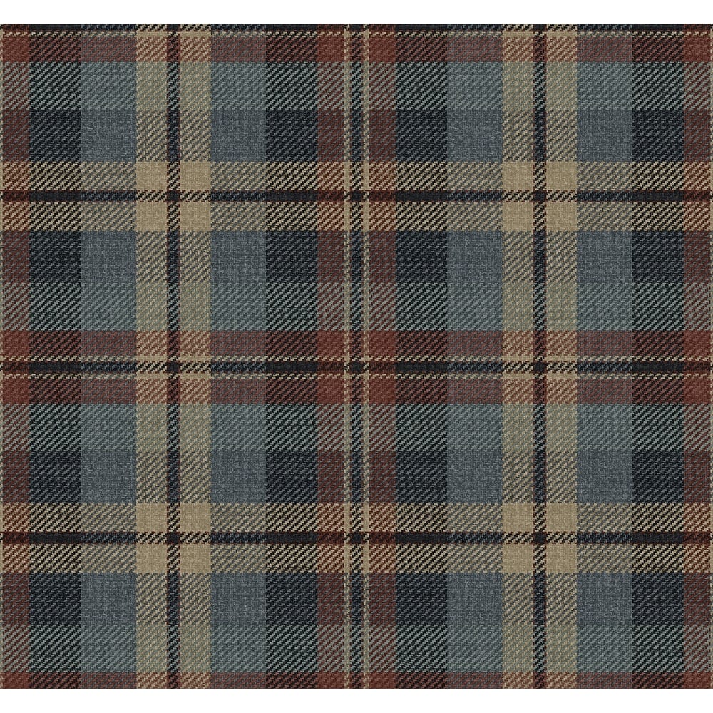 Harry & Grace Thornbury Tailored Plaid Peel and Stick Wallpaper