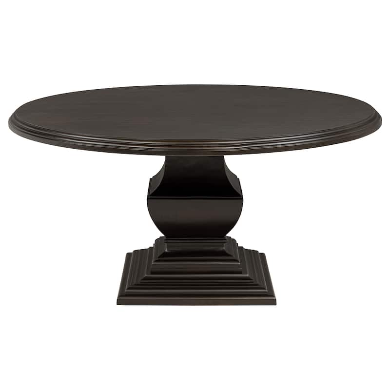 Twyla 60-inch Round Wood Dining Room Table Dark Cocoa