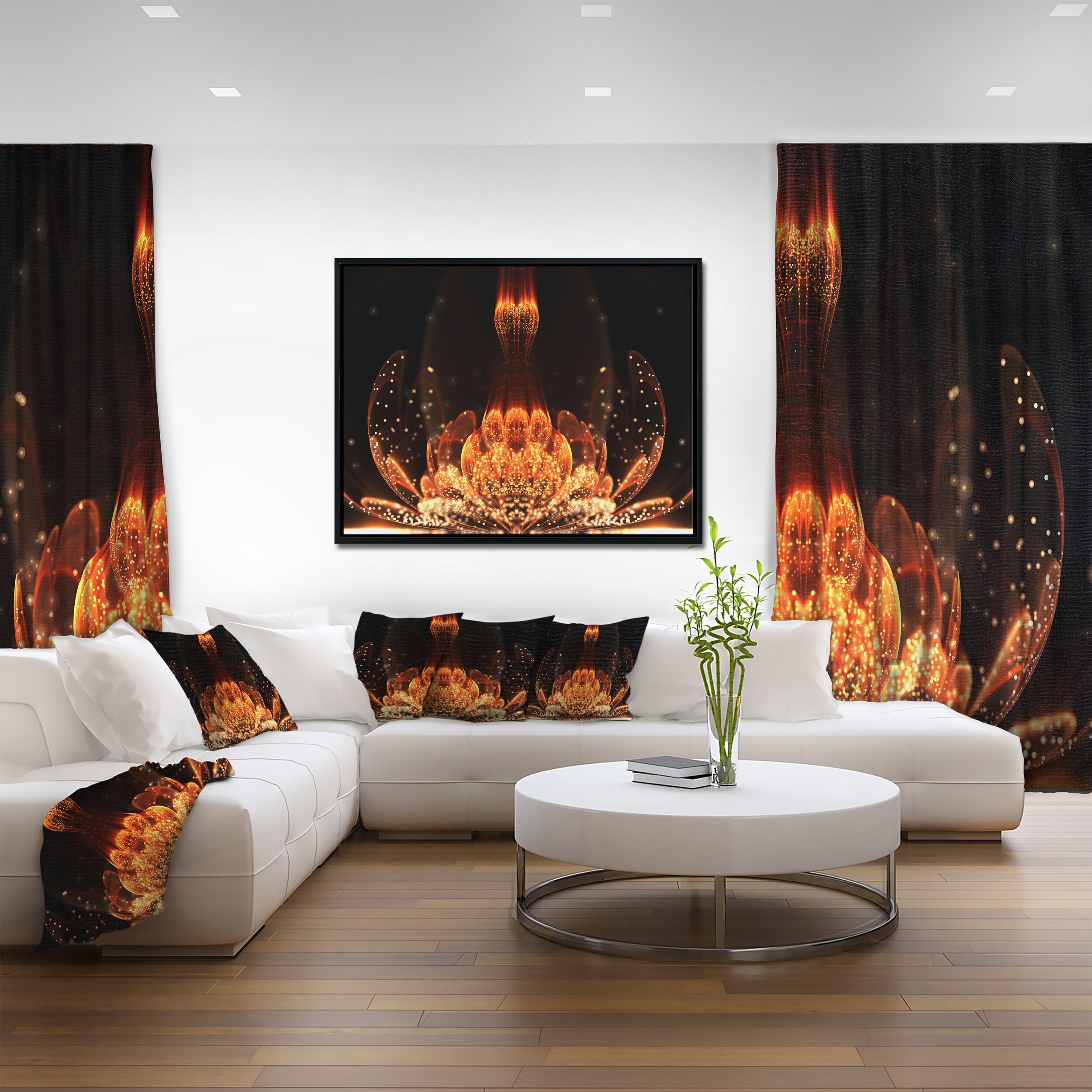 Large bright canvas wall art outlet