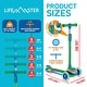 preview thumbnail 2 of 52, 3-Wheel Kids Scooter with Multi-Color Lights on Deck & Wheels – 5-Height Adjustable Handlebar,