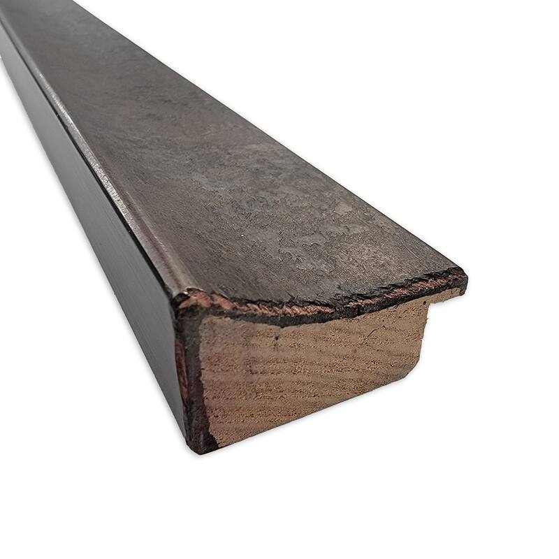 Dappled Narrow Wood Framed Natural Corkboard Bulletin Board