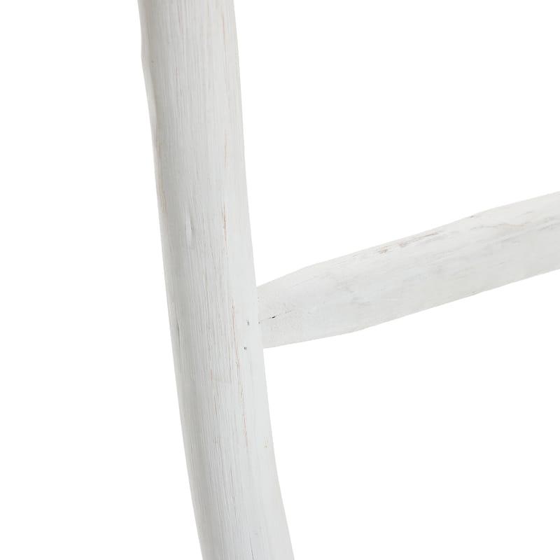 White Solid Wood 5-Rung Blanket Ladder - 59.1" H
