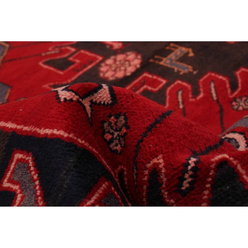 ECARPETGALLERY Hand-knotted Anadol Red Wool Rug - 4'0 x 9'6