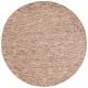 preview thumbnail 52 of 72, SAFAVIEH Handmade Himalaya Alfea Solid Wool Rug 6' Round - Rust/Beige - Round
