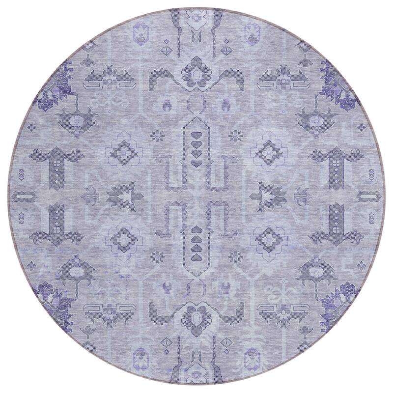 HomeRoots Oriental Traditional Rectangle Outdoor Rug