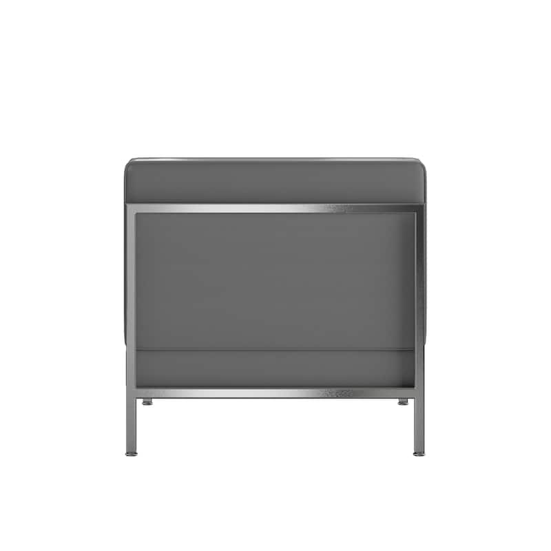 Contemporary LeatherSoft Middle Chair - Reception &Home Office Chair - 28"W x 28.75"D x 27.25"H