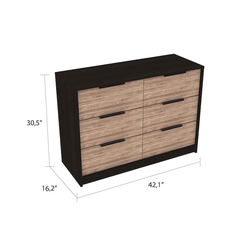 FM Furniture Marion Slide And Pull Dresser, Four Drawers