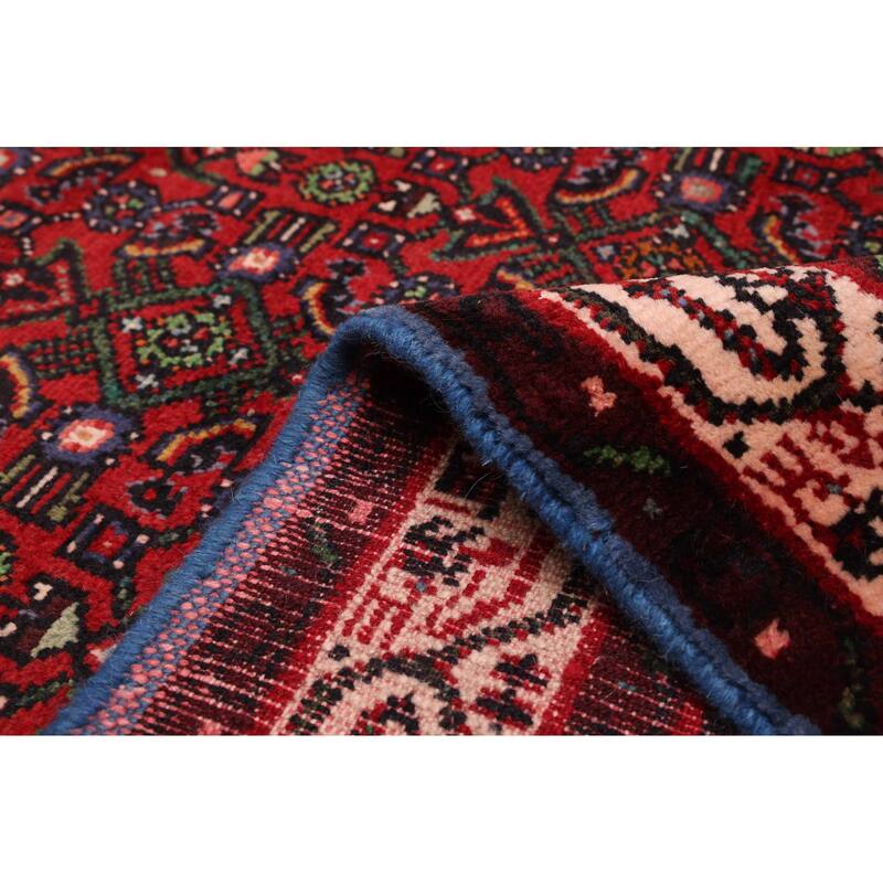 ECARPETGALLERY Hand-knotted Andelz Red Wool Rug - 3'7 x 9'9