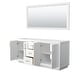 preview thumbnail 7 of 20, Wyndham Collection Miranda 71" Double Free Standing Vanity Cabinet -