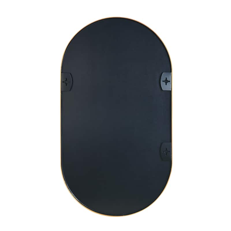 20 x 33 Inch Metal Oval Mirror,the frame is made of high quality aluminum alloy