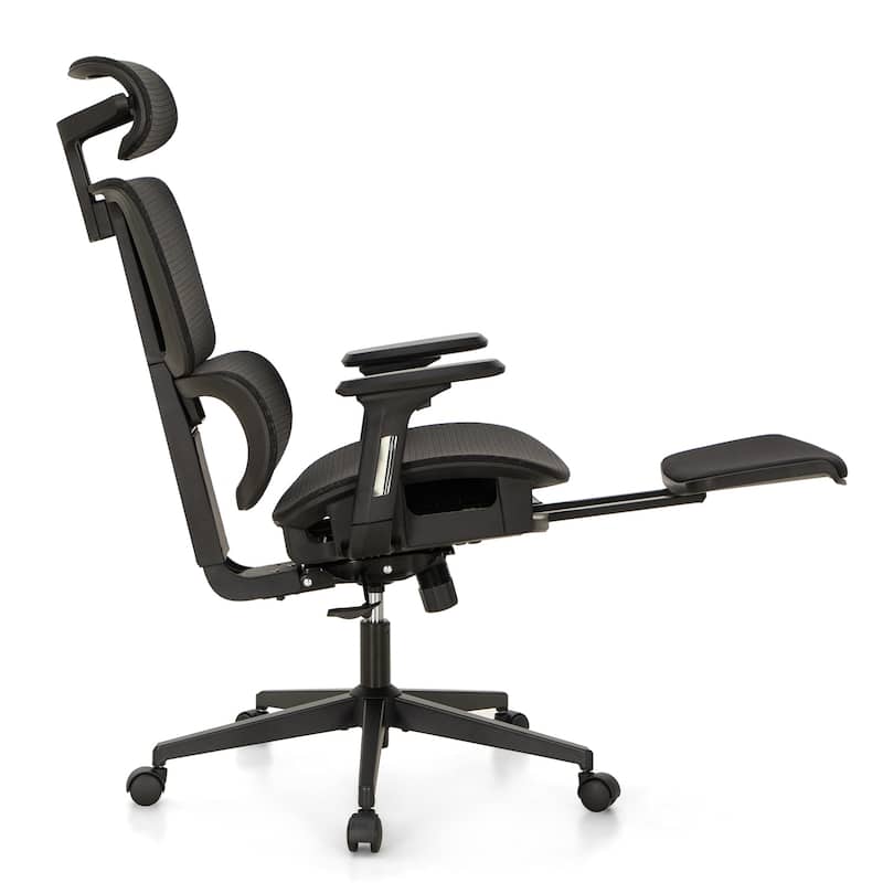 Ergonomic 3D Mesh Office Desk Chair High Back, 360° Swivel Rocking Executive Computer Chair