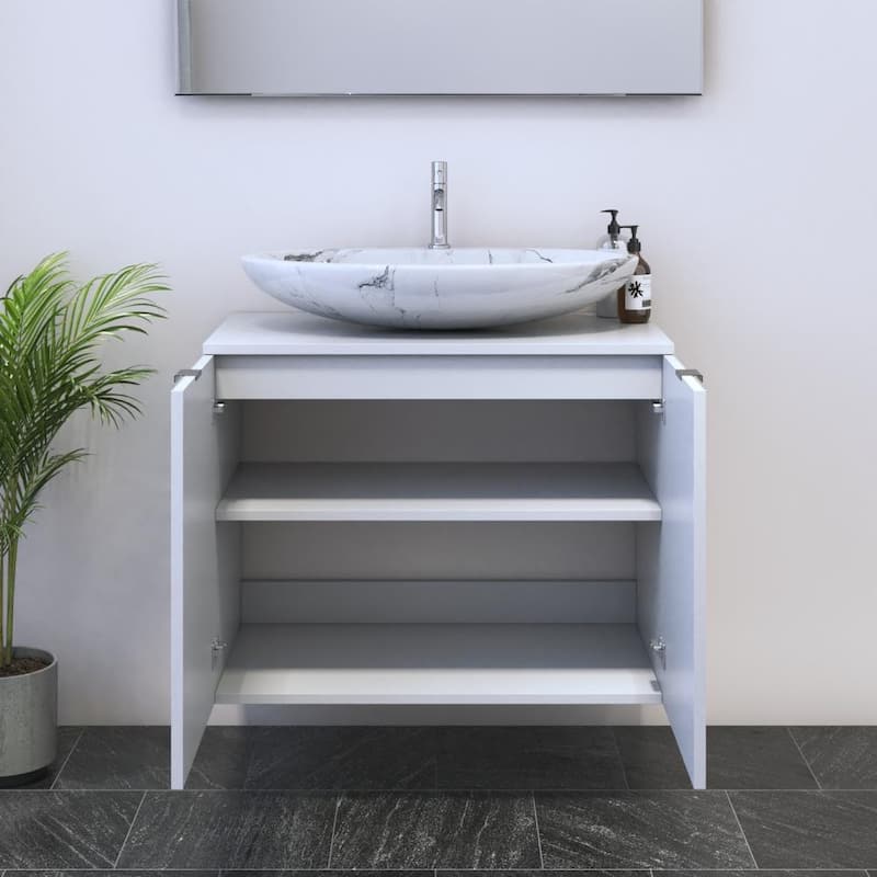 Nicole 2D 80 Floating Bathroom Vanity (32" Width)