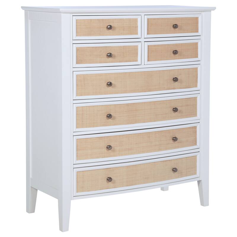 Bexhill 8-drawer Chest of Drawers White - White