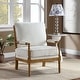 preview thumbnail 2 of 20, Digg Transitional Beige Fabric Upholstered Accent Chair by Furniture of America