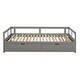 preview thumbnail 3 of 9, Wooden Daybed with Extendable Trundle and Two Storage Drawers, Twin to King Size Convertible Sofa Bed