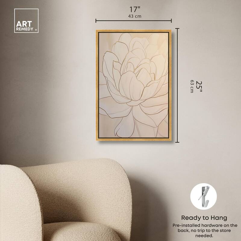 Sculpted Shards I Canvas by Art Remedy