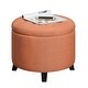 preview thumbnail 44 of 48, Copper Grove Chrysanthemum Round Storage Ottoman