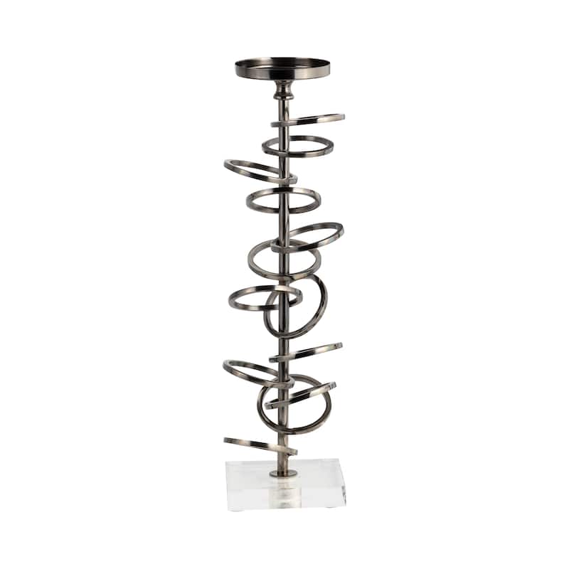 Sagebrook Home Metal Ring Toss Candleholder
