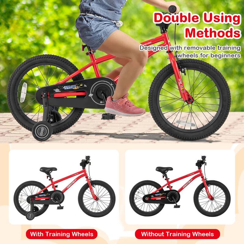 Costway 14/16/18-Inch Kid’s Bike for 4-7 Years Old with Adjustable - See Details