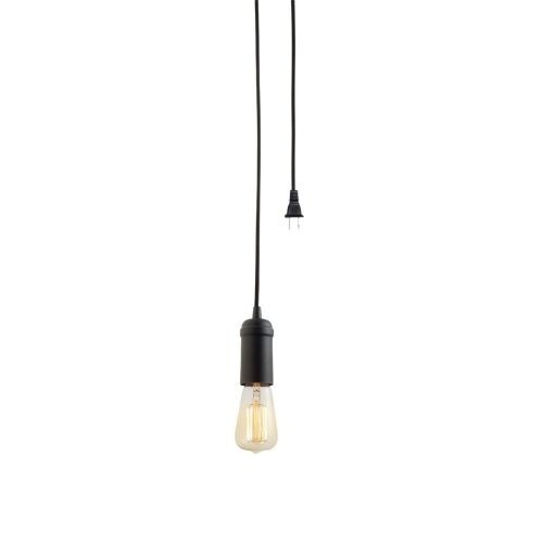 Globe Electric 65114 Vintage 1 Light Plug-in Mini Pendant