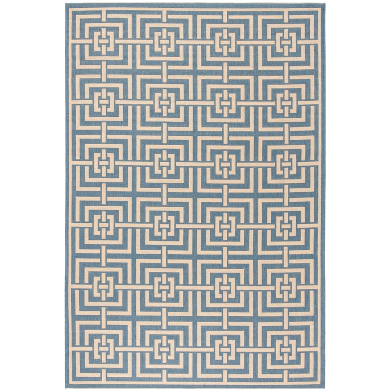 SAFAVIEH Beach House Eliverta Indoor/ Outdoor Waterproof Patio Backyard Rug