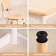 preview thumbnail 12 of 26, GIMMYFIVE Kids Table and 4 Chairs, Height Adjustable Toddler Table and Chair Set
