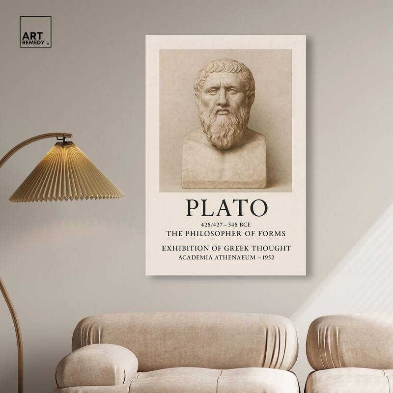 Philosopher of Forms Canvas by Art Remedy, Gallery Wrapped