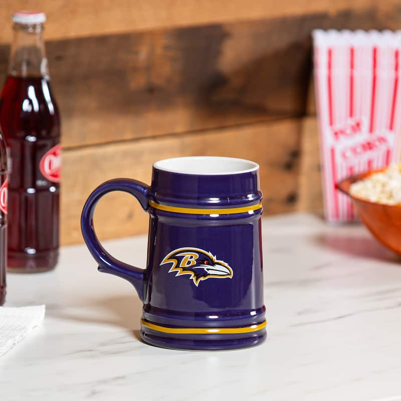 Baltimore Ravens 24 oz Ceramic Stein Mug