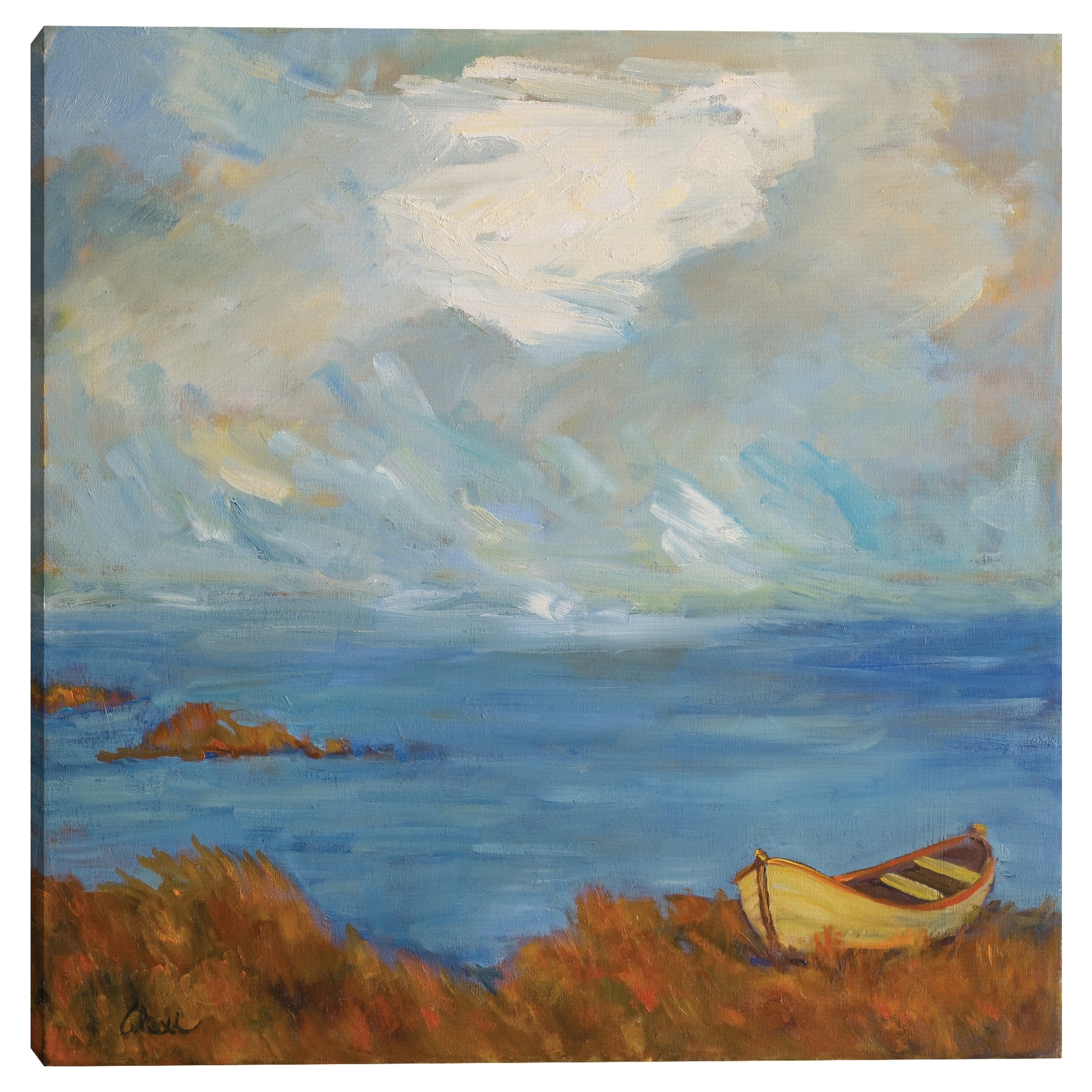 Autumn Shores by Alexi Fine Canvas Art Print