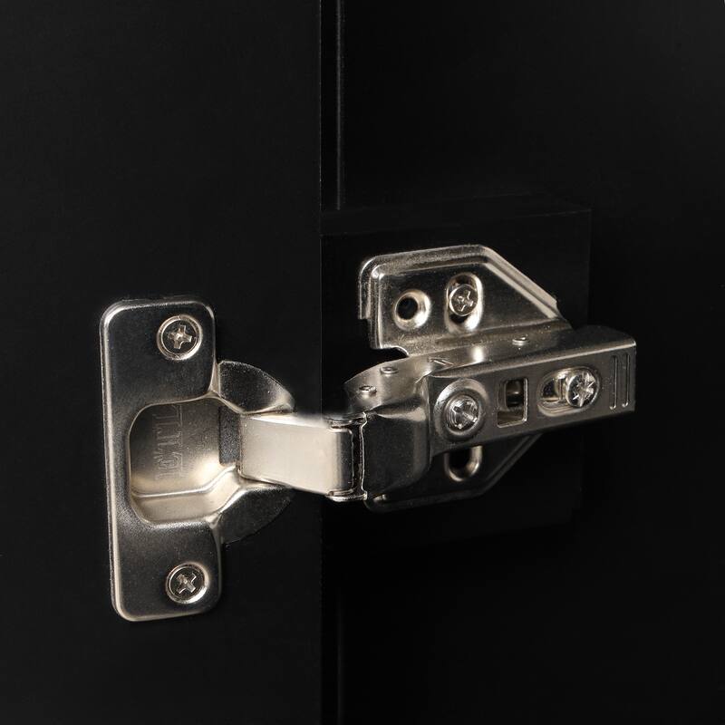 24" Modern Sleek Bathroom Vanity Elegant Ceramic Sink