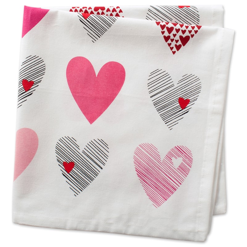 DII Valentines Day Print Napkin (Set of 6)