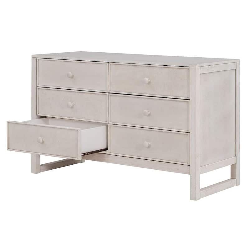 47.8" L Rustic Wooden Dresser Chest of Drawers for Bedroom